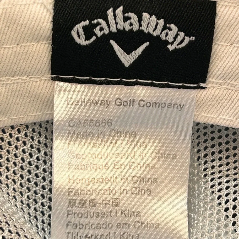 Callaway Golf Embroidered Rhinestone C Womens Light Blue Hat Mesh Trucker OSFA
